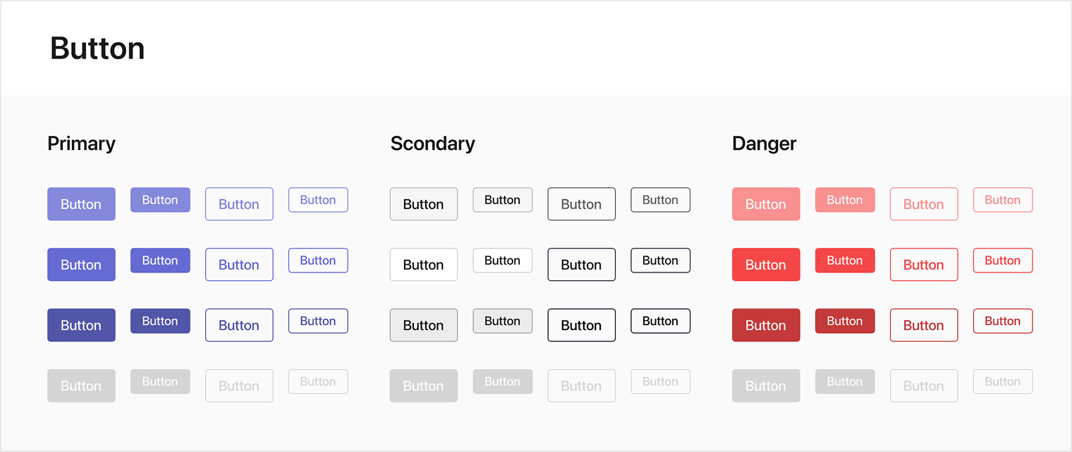 Kalos design system table and layout guidance